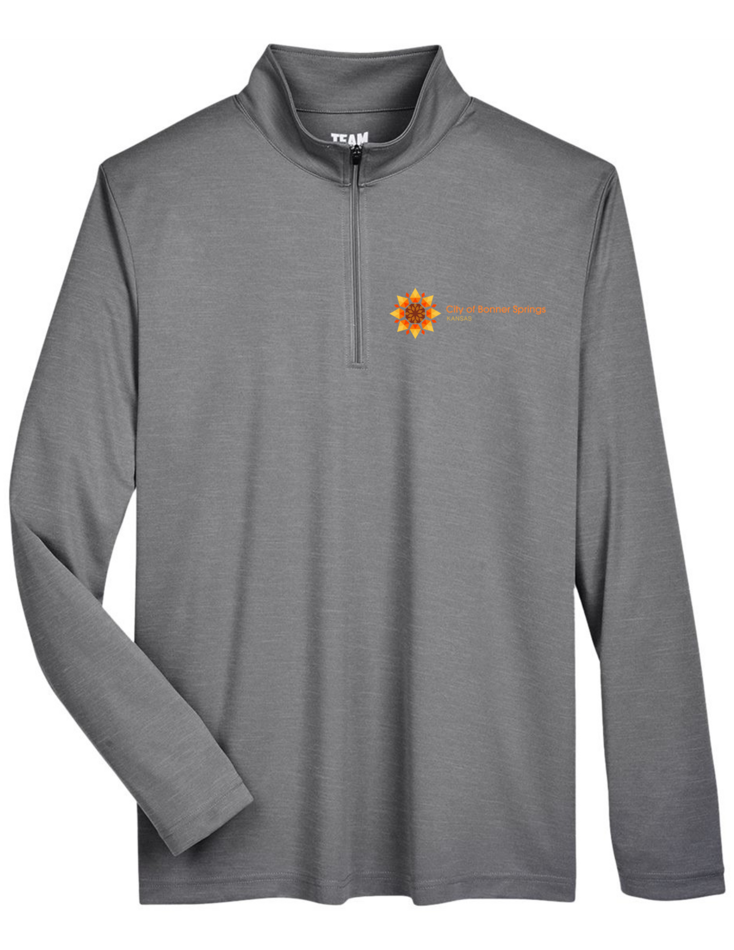Men's Zone Sonic Heather Performance Quarter-Zip Pullover
