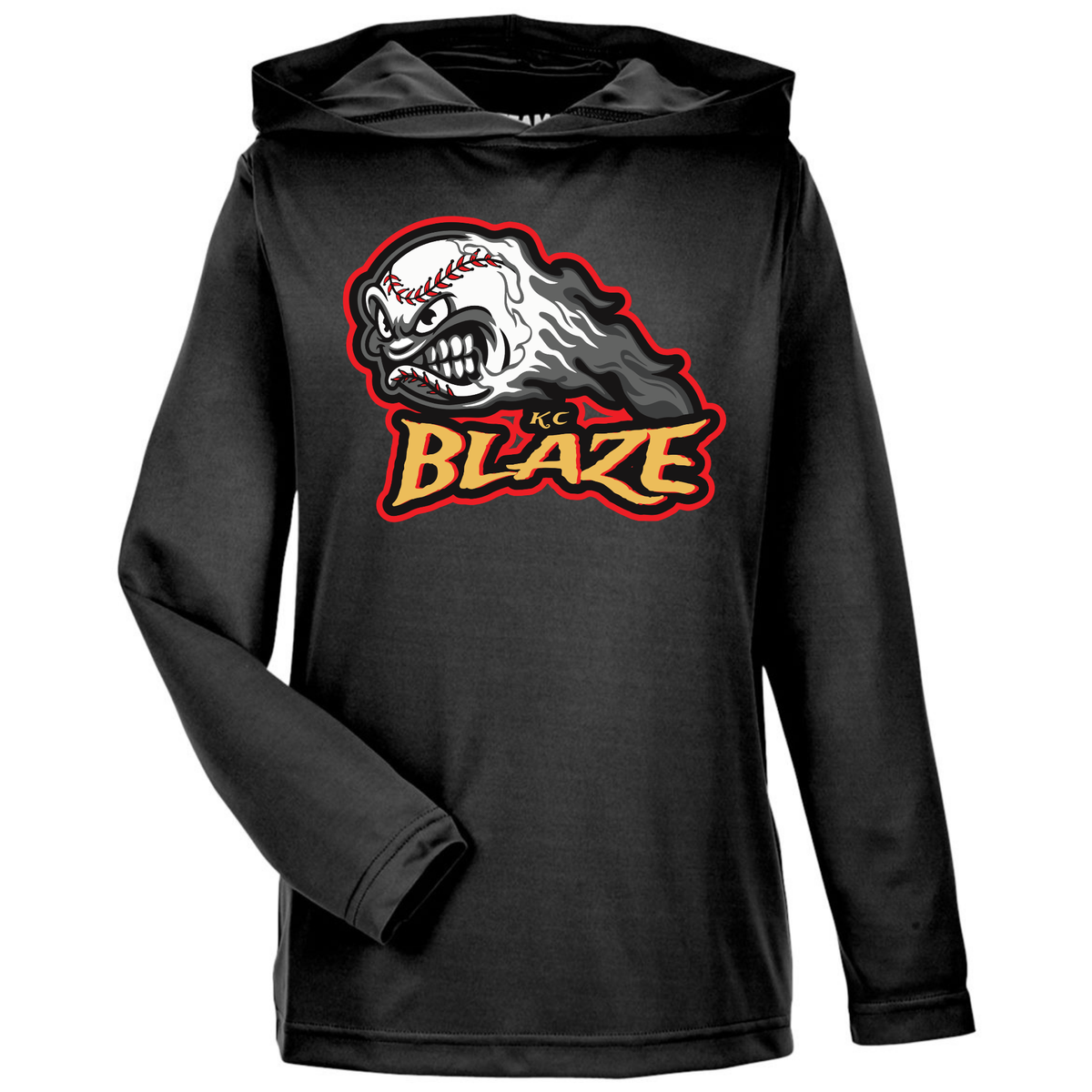 Adult/Youth Dri-Fit Hoode Long Sleeve - KC Blaze Baseball