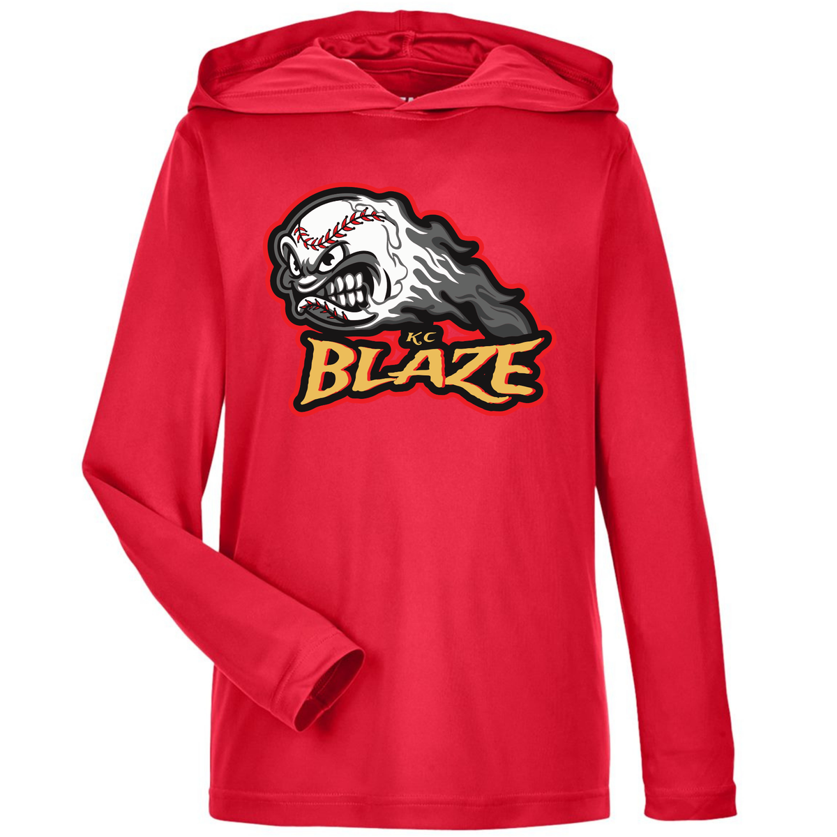 Adult/Youth Dri-Fit Hoode Long Sleeve - KC Blaze Baseball