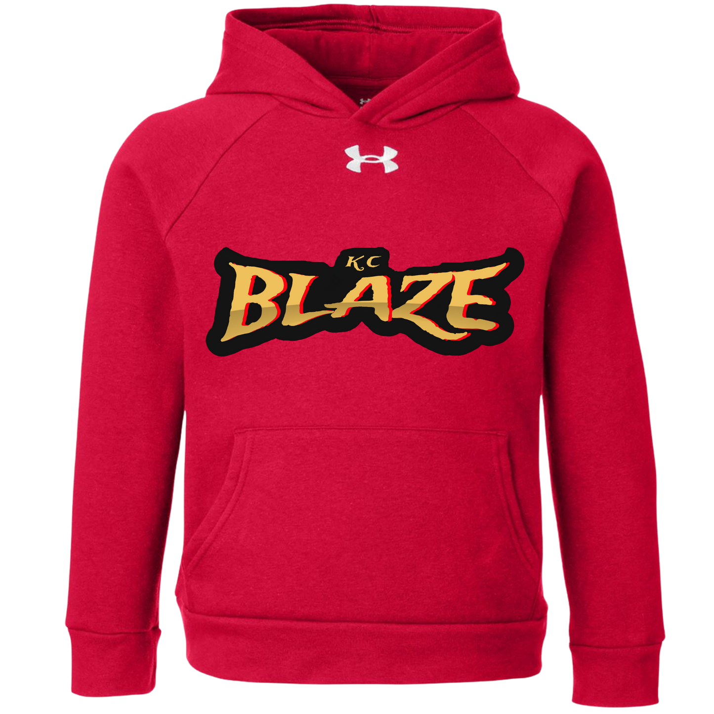 Youth Dri-Fit Hoodie - Blaze Logo