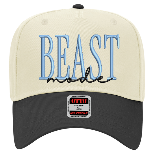 Black Two-Tone Hat