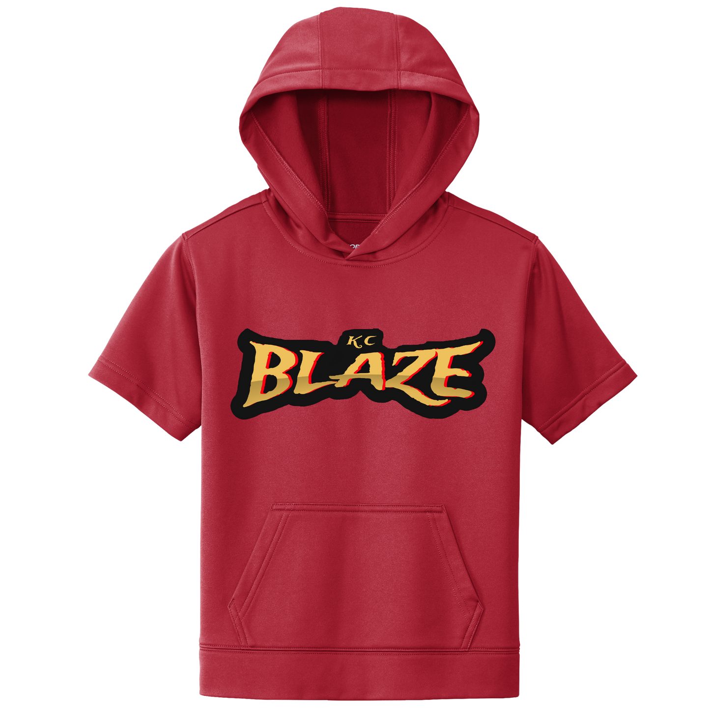 Youth Short Sleeve Hoodie - KC Blaze