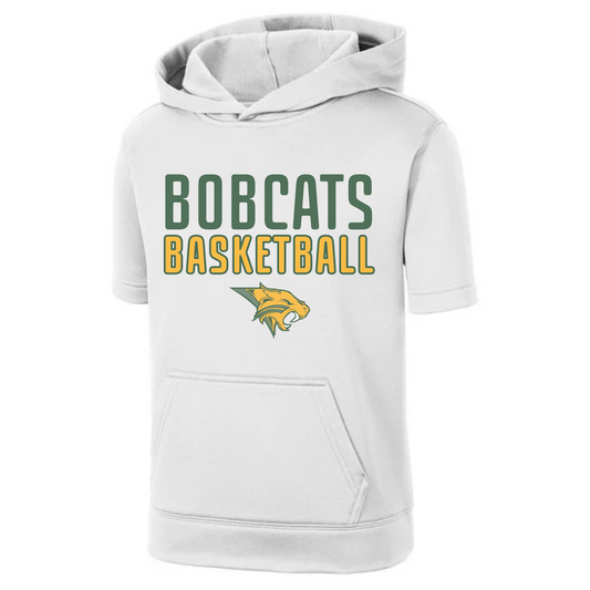 Youth/Adult Short Sleeve Hoodie - White