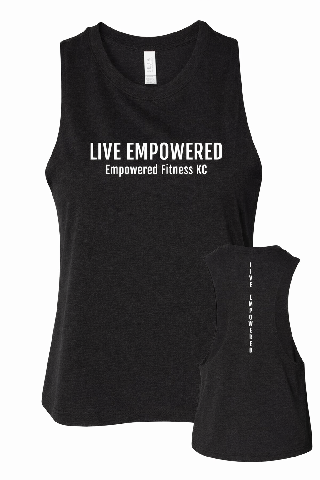 Live Empowered Cropped Tank