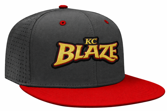 Youth Flat Bill Hat - KC Blaze Logo