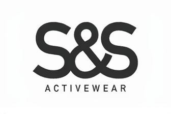 S&S Activewear logo in black on a white background