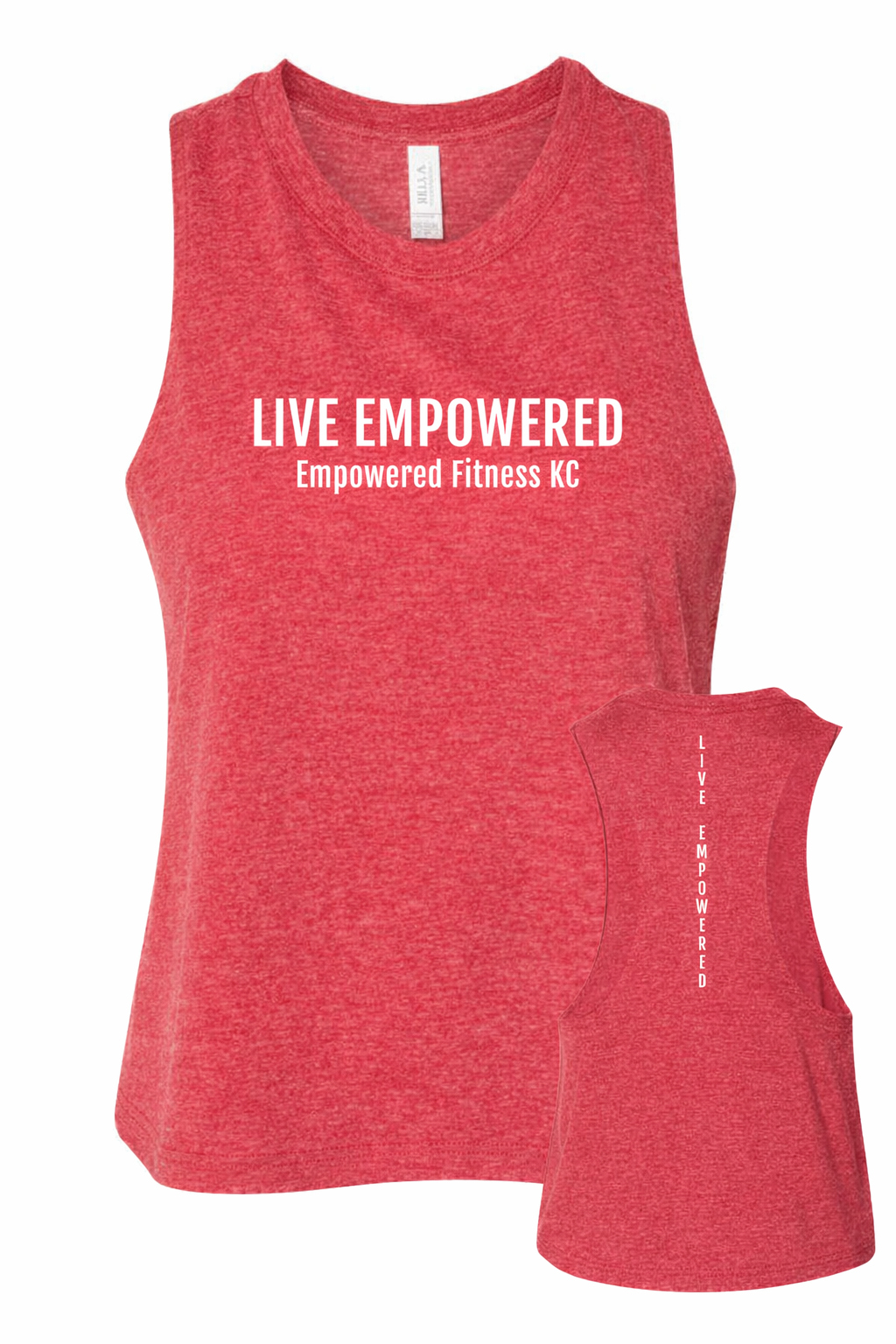 Live Empowered Cropped Tank