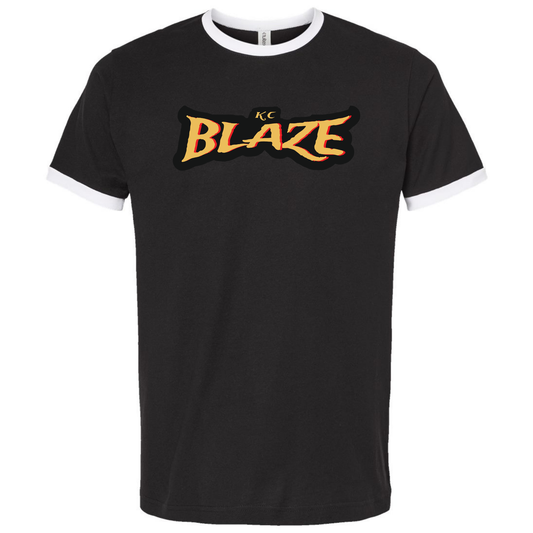 Fine Jersey Ringer T-Shirt - KC Blaze
