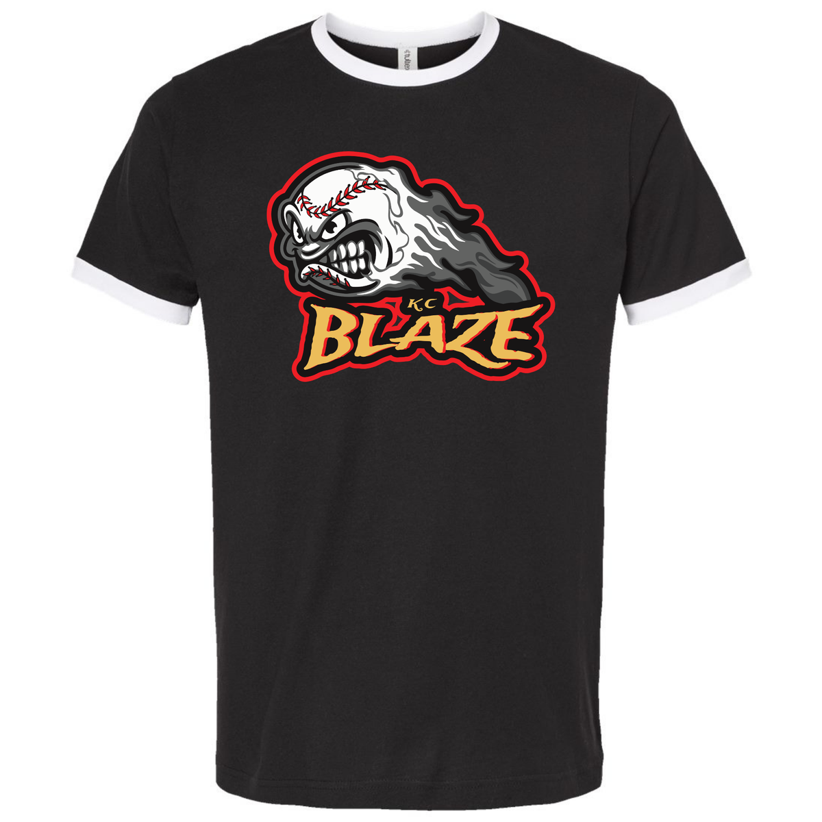 Fine Jersey Ringer T-Shirt - KC Blaze