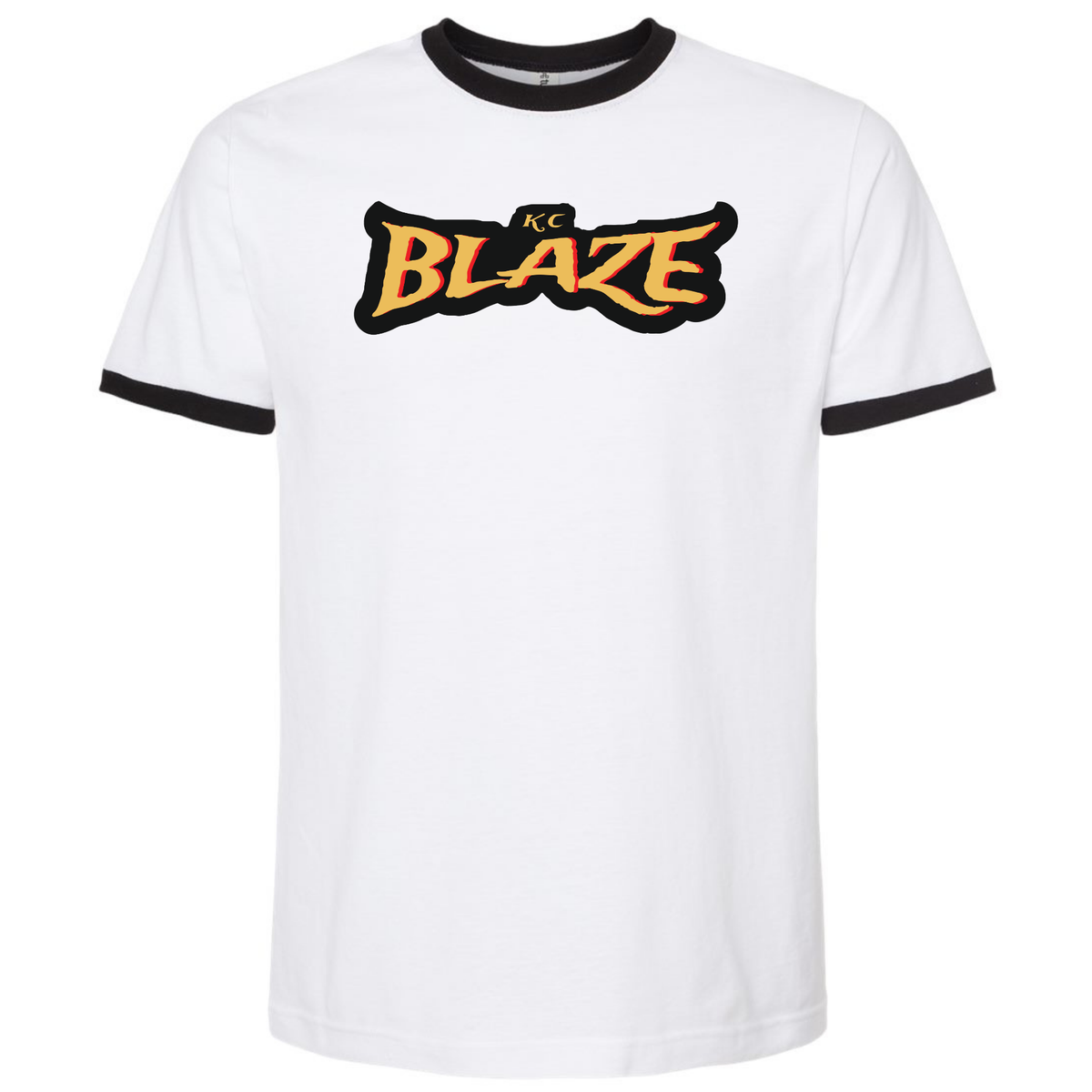Fine Jersey Ringer T-Shirt - KC Blaze