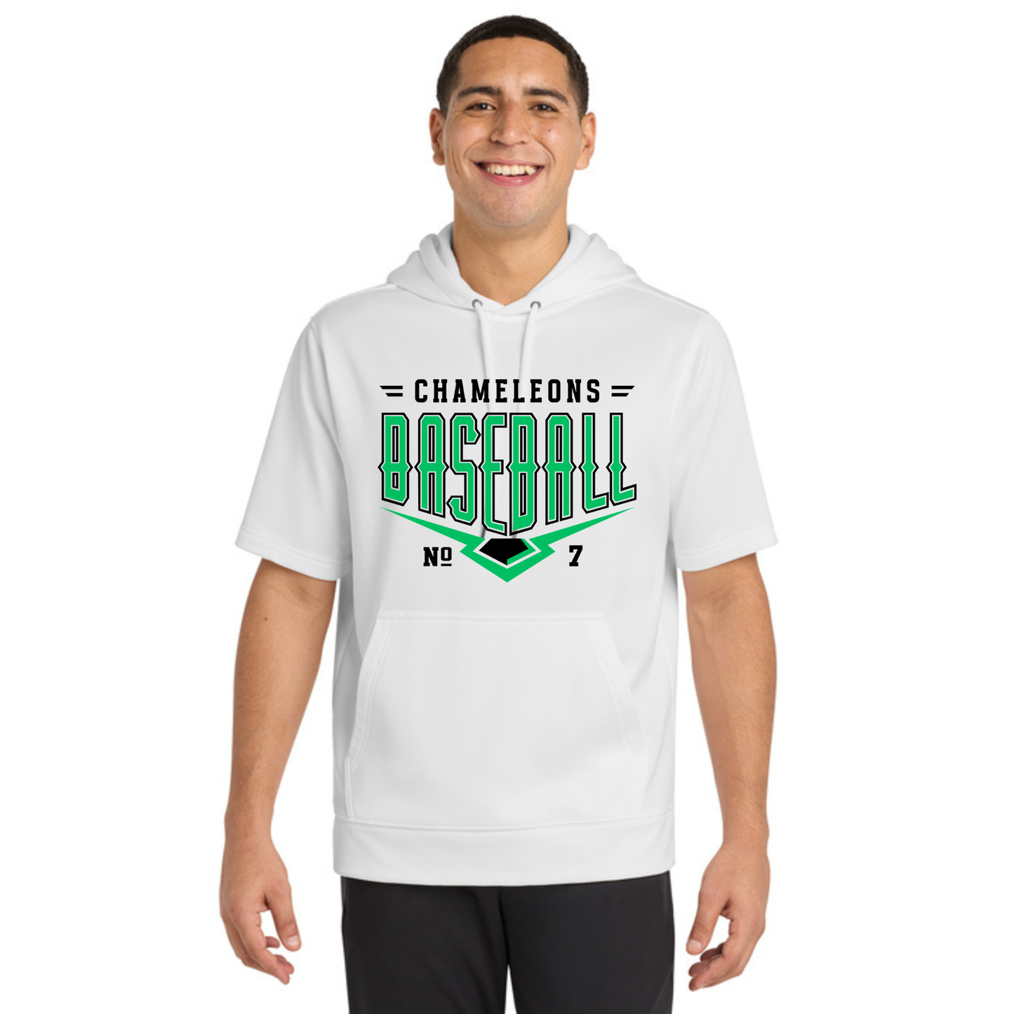Adult Short Sleeve Hoodie