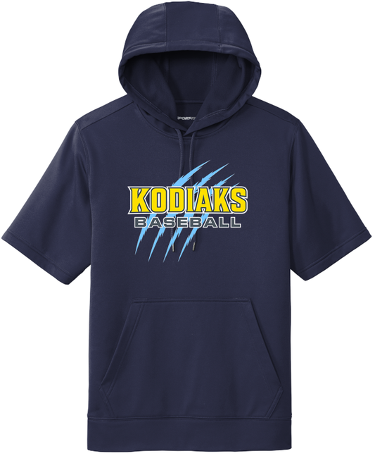 Kodiaks Baseball Short Sleeve Hoodie